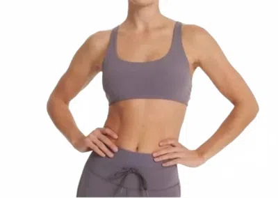 Vuori Yosemite Bra In Sawyer In Purple