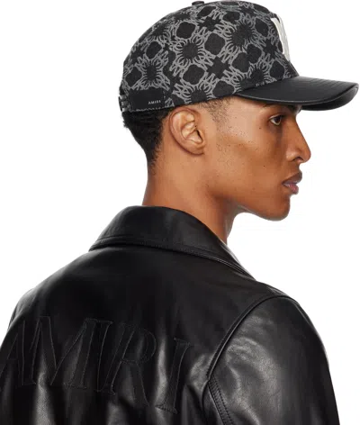 Amiri Black Ma Quad Denim Cap