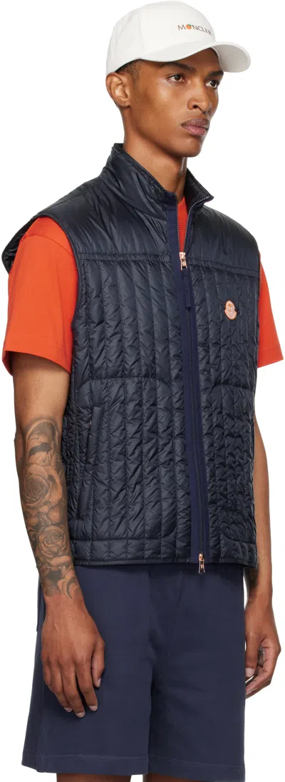Moncler Genius Moncler X Gilga Farm Tangerine Down Vest In Blue