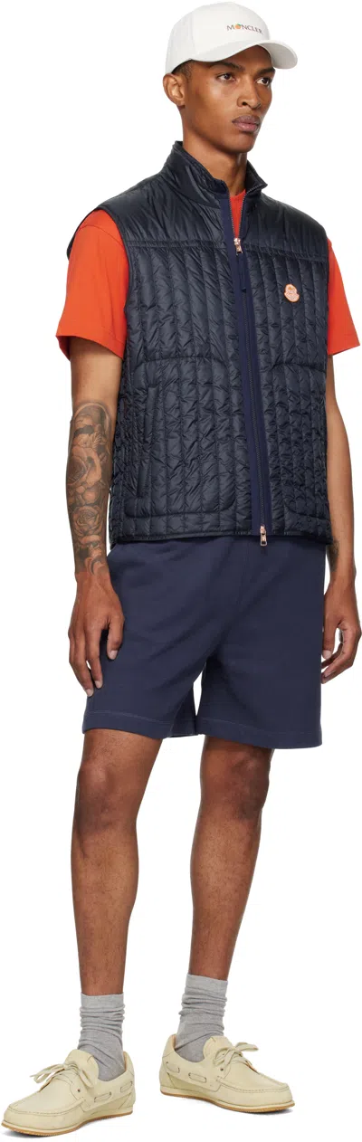Moncler Genius Moncler X Gilga Farm Tangerine Down Vest In Blue