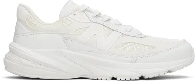 Comme Des Garçons Homme Deux White New Balance Edition Made In Usa 990v6 Sneakers In White