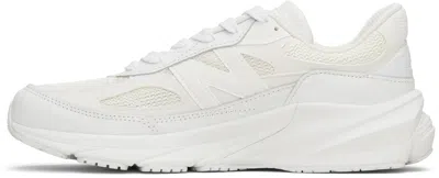 Comme Des Garçons Homme Deux White New Balance Edition Made In Usa 990v6 Sneakers In White