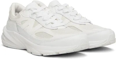 Comme Des Garçons Homme Deux White New Balance Edition Made In Usa 990v6 Sneakers In White