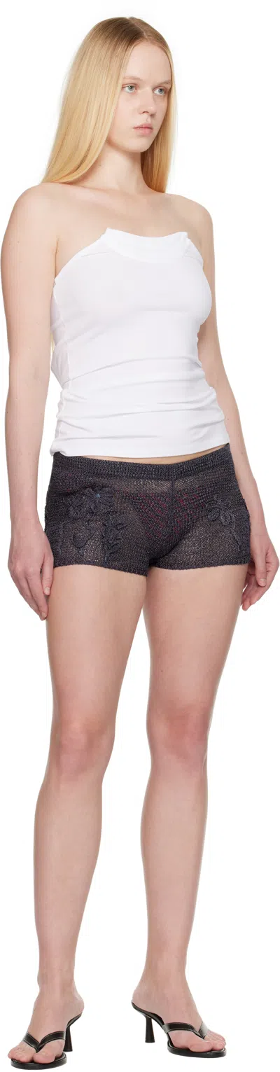Paloma Wool Gray Jed Shorts In Black