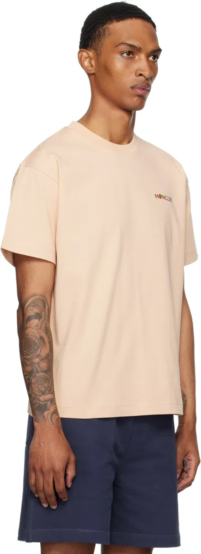 Moncler Genius Moncler X Gilga Farm Designed By Donald Glover Cotton T-shirt In Neutral
