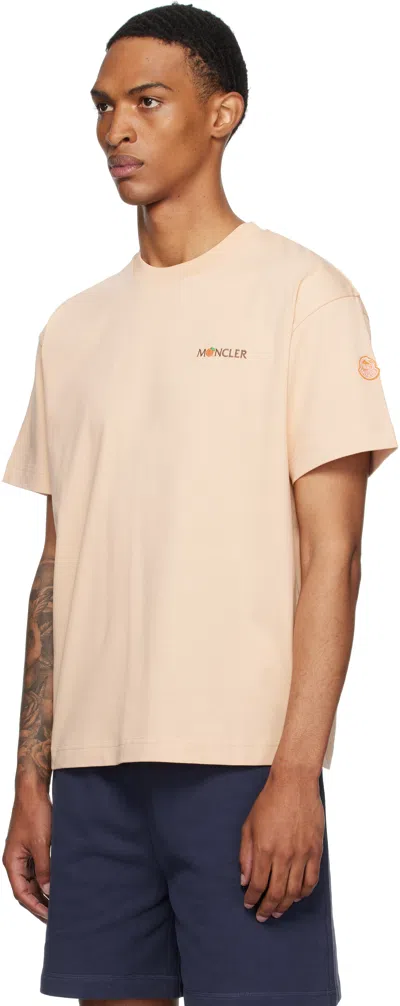 Moncler Genius Moncler X Gilga Farm Designed By Donald Glover Cotton T-shirt In Neutral