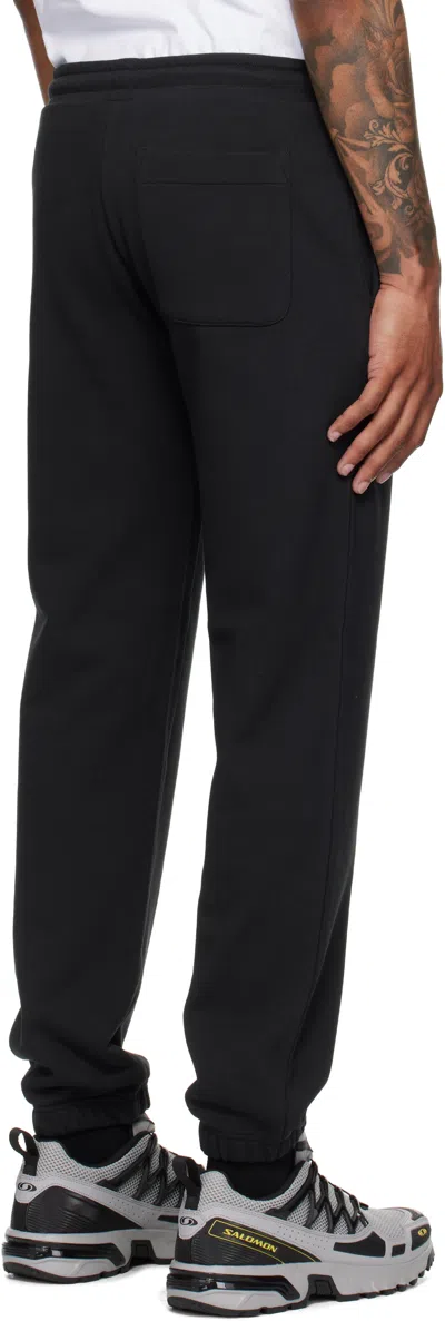 Moncler Cotton Fleece Sweatpants In Black