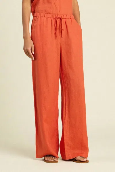 Trovata Vera Pant In Dried Apricot In Orange