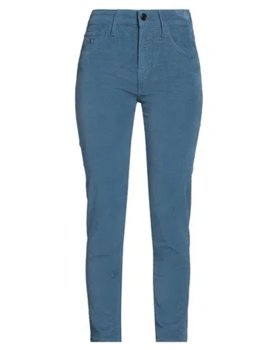 Jacob Cohёn Woman Pants Slate Blue Size 32 Cotton, Polyester, Elastane In Blue