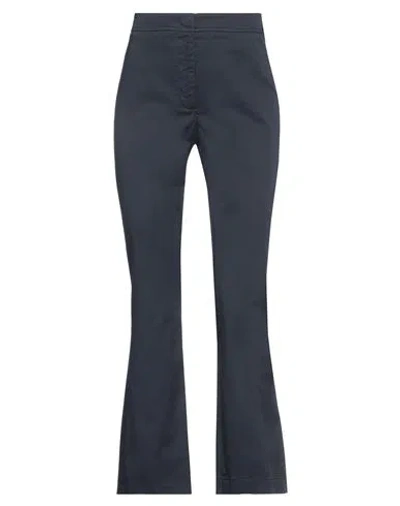 Ql2  Quelledue Ql2 Quelledue Woman Pants Navy Size 2 Cotton, Elastane In Blue
