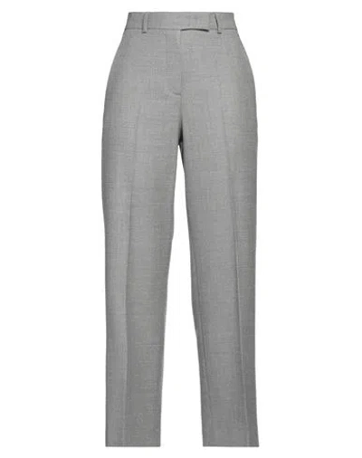 Ql2  Quelledue Ql2 Quelledue Woman Pants Grey Size 14 Virgin Wool, Elastane In Gray