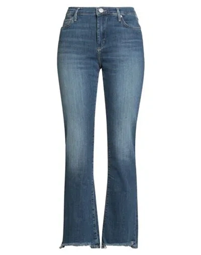 True Religion Woman Jeans Blue Size 31 Cotton, Polyester, Elastane In Blue