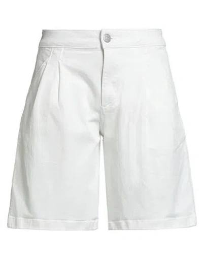 True Religion Woman Denim Shorts White Size 30 Cotton, Elastane In White