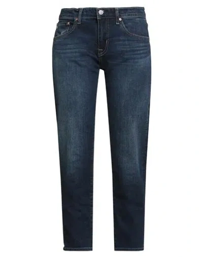 Ag Jeans Woman Jeans Blue Size 32 Cotton, Polyester, Elastane In Blue