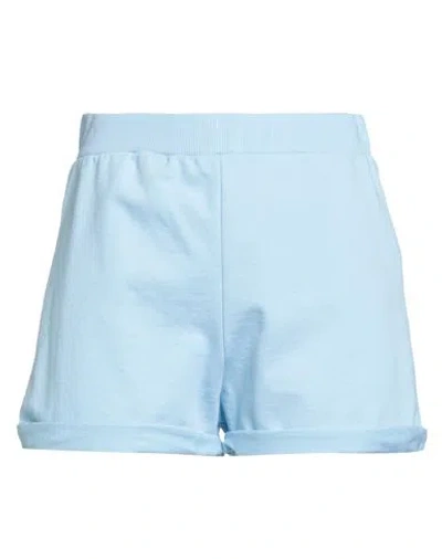 Ragdoll Woman Shorts & Bermuda Shorts Sky Blue Size S Cotton In Blue