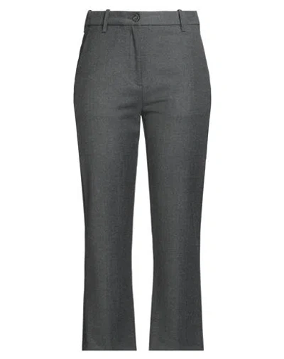 Nine In The Morning Woman Pants Lead Size 30 Wool, Viscose, Polyester, Elastane In Gray