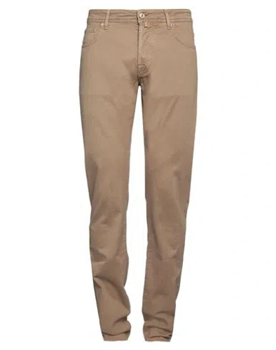 Jacob Cohёn Man Jeans Camel Size 34 Cotton, Modal, Elastane, Polyester In Brown