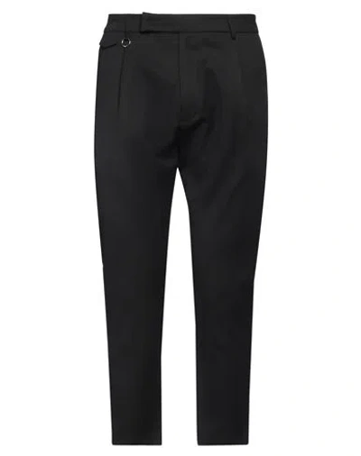 Golden Craft 1957 Man Pants Black Size 34 Polyester, Wool, Elastane In Black