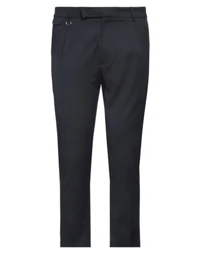 Golden Craft 1957 Man Pants Midnight Blue Size 33 Polyester, Wool, Elastane In Black