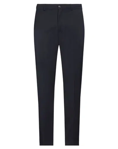 Grifoni Man Pants Midnight Blue Size 34 Polyester, Virgin Wool, Elastane In Black