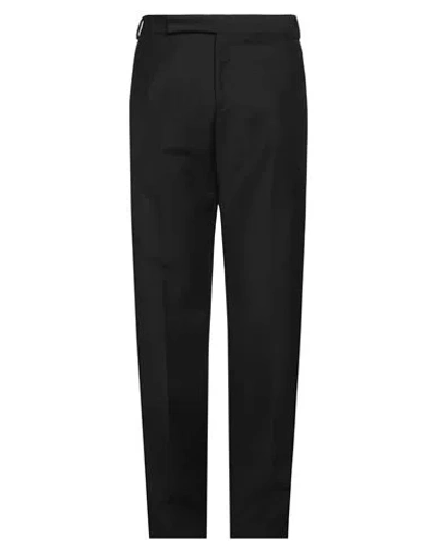 Lardini Man Pants Black Size 36 Wool, Mohair Wool In Black