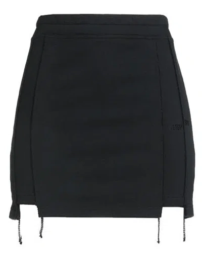 Vetements Woman Mini Skirt Black Size S Cotton, Polyester In Black
