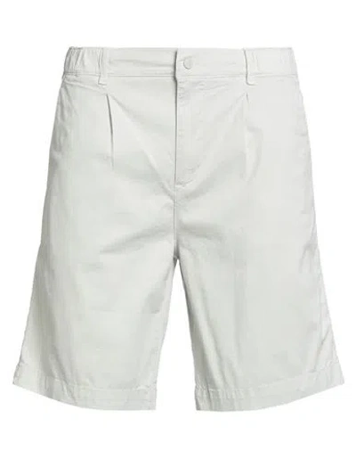 K-way Man Shorts & Bermuda Shorts Light Grey Size L Cotton, Elastane In White