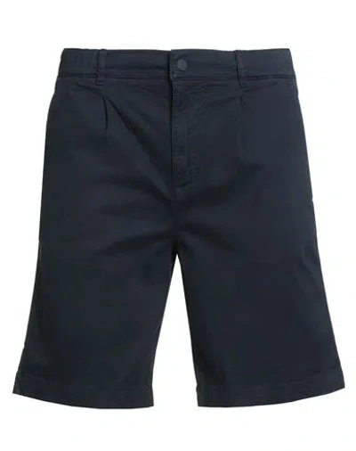 K-way Man Shorts & Bermuda Shorts Midnight Blue Size L Cotton, Elastane In Blue