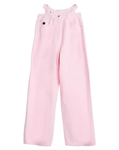 Ambush Woman Jeans Pink Size 29 Cotton In Pink