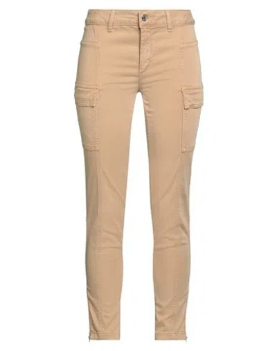 Liu •jo Woman Pants Beige Size 27 Lyocell, Cotton, Elastane In Brown