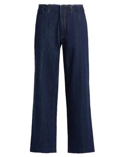 Alysi Woman Jeans Blue Size 30 Cotton In Blue