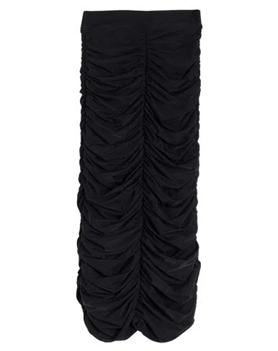 The Andamane Woman Midi Skirt Black Size 6 Polyamide, Elastane In Black