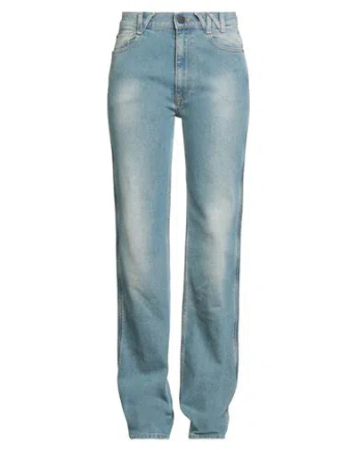 Vivienne Westwood Woman Jeans Blue Size 29 Cotton, Elastane In Blue