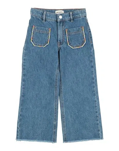 Sonia Rykiel Toddler Girl Jeans Blue Size 6 Cotton In Blue