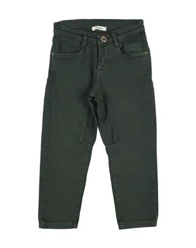 Siviglia Toddler Girl Pants Dark Green Size 6 Cotton, Elastane In Green