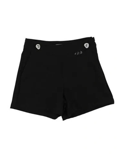 Odi Et Amo Junior Toddler Girl Shorts & Bermuda Shorts Black Size 6 Polyester, Elastane In Black
