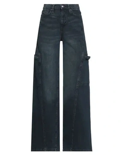 Dkny Jeans Woman Jeans Blue Size 30 Cotton, Elastane In Blue