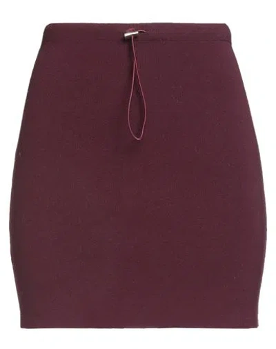 Vicolo Woman Mini Skirt Plum Size Onesize Viscose, Polyester In Red