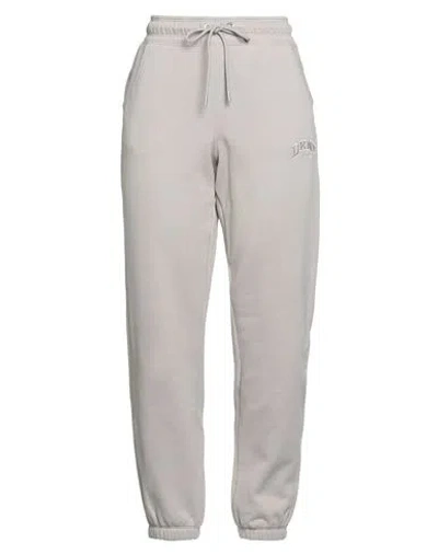Dkny Sport Woman Pants Taupe Size L Cotton, Polyester In Neutral
