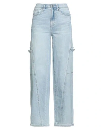 Dkny Jeans Woman Jeans Blue Size 29 Cotton, Elastane In Blue