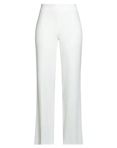 Max Mara Studio Woman Pants Off White Size 14 Triacetate, Polyester In White