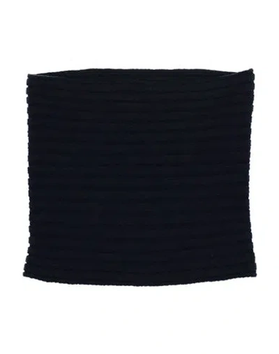 Anneclaire Woman Scarf Midnight Blue Size - Wool, Cashmere In Blue