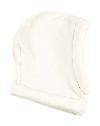 Jijil Woman Hat Ivory Size M/l Cotton, Polyester In White