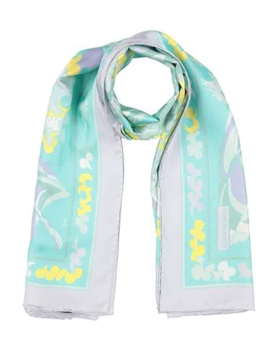 Pucci Woman Scarf Lilac Size - Silk In Blue
