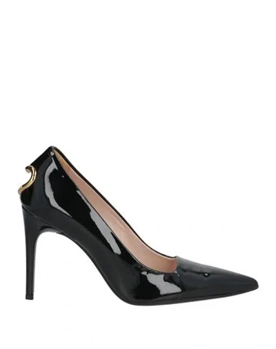 Love Moschino Woman Pumps Black Size 8 Leather