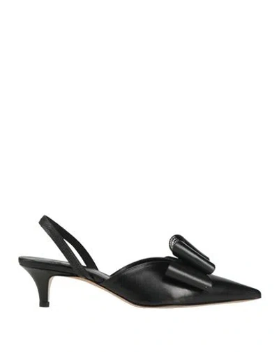 Pao Piano Zero Woman Mules & Clogs Black Size 7 Leather