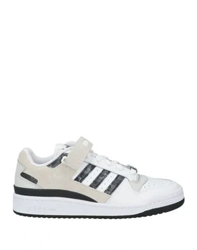 Adidas Originals Woman Sneakers White Size 6.5 Leather, Textile Fibers