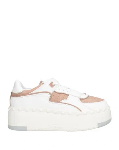 Valentino Garavani Woman Sneakers White Size 8 Leather
