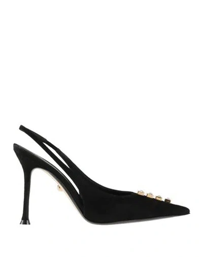 Alevì Milano Aleví Milano Woman Pumps Black Size 10 Leather