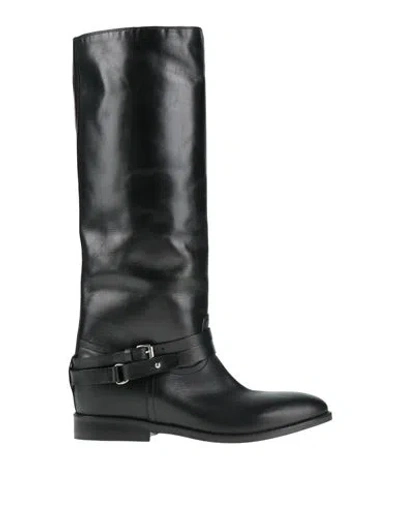 Strategia Woman Boot Black Size 7 Leather